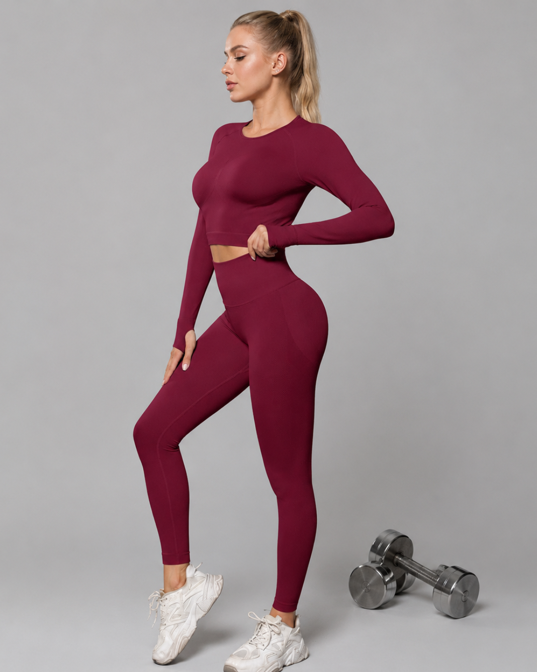 Essentials Sculpt Long Sleeve Tops