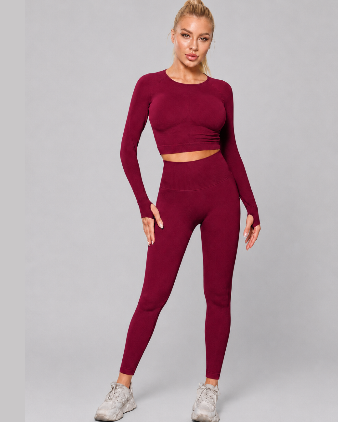 Burgundy Sculpt Legging