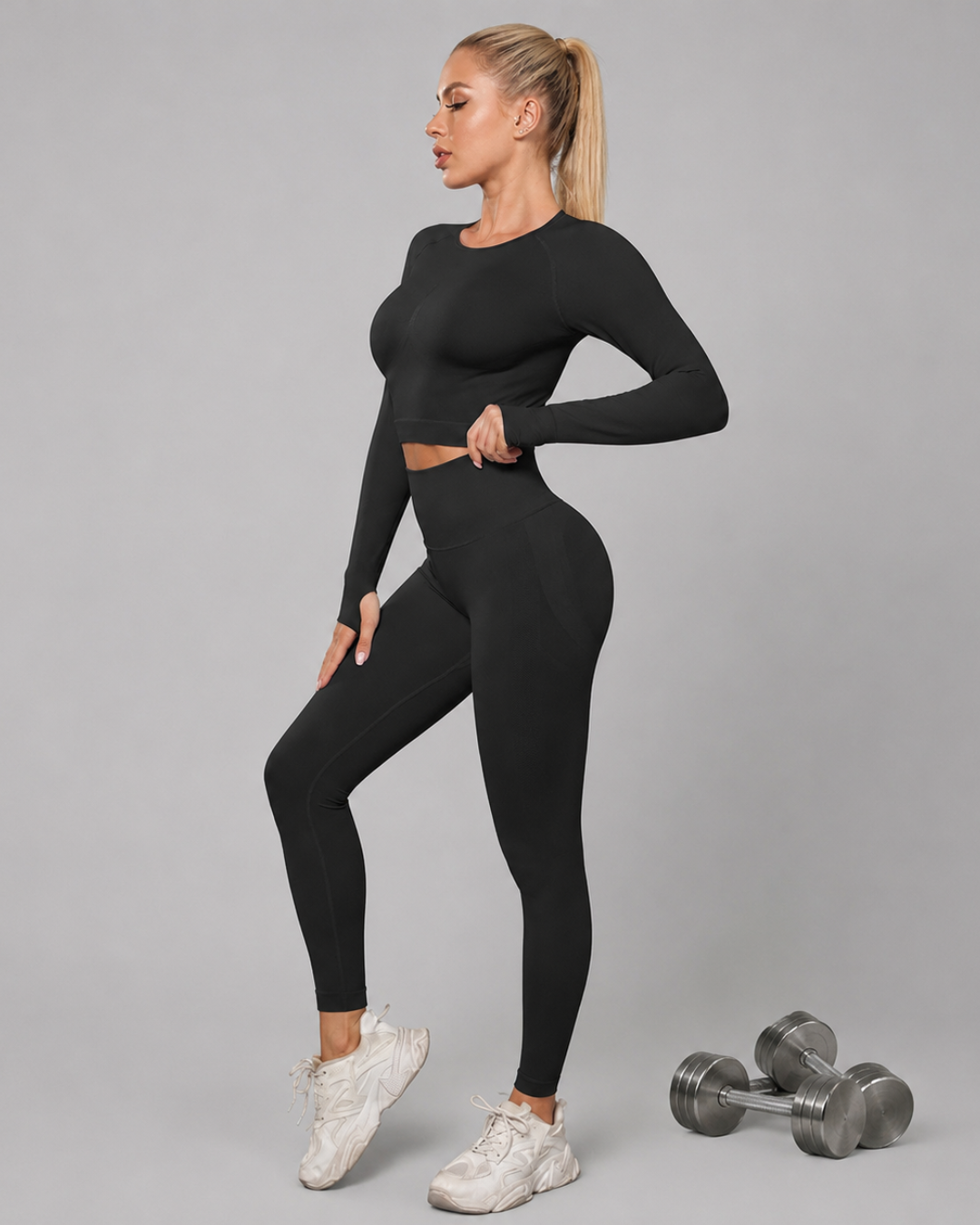 Essentials Sculpt Long Sleeve Tops