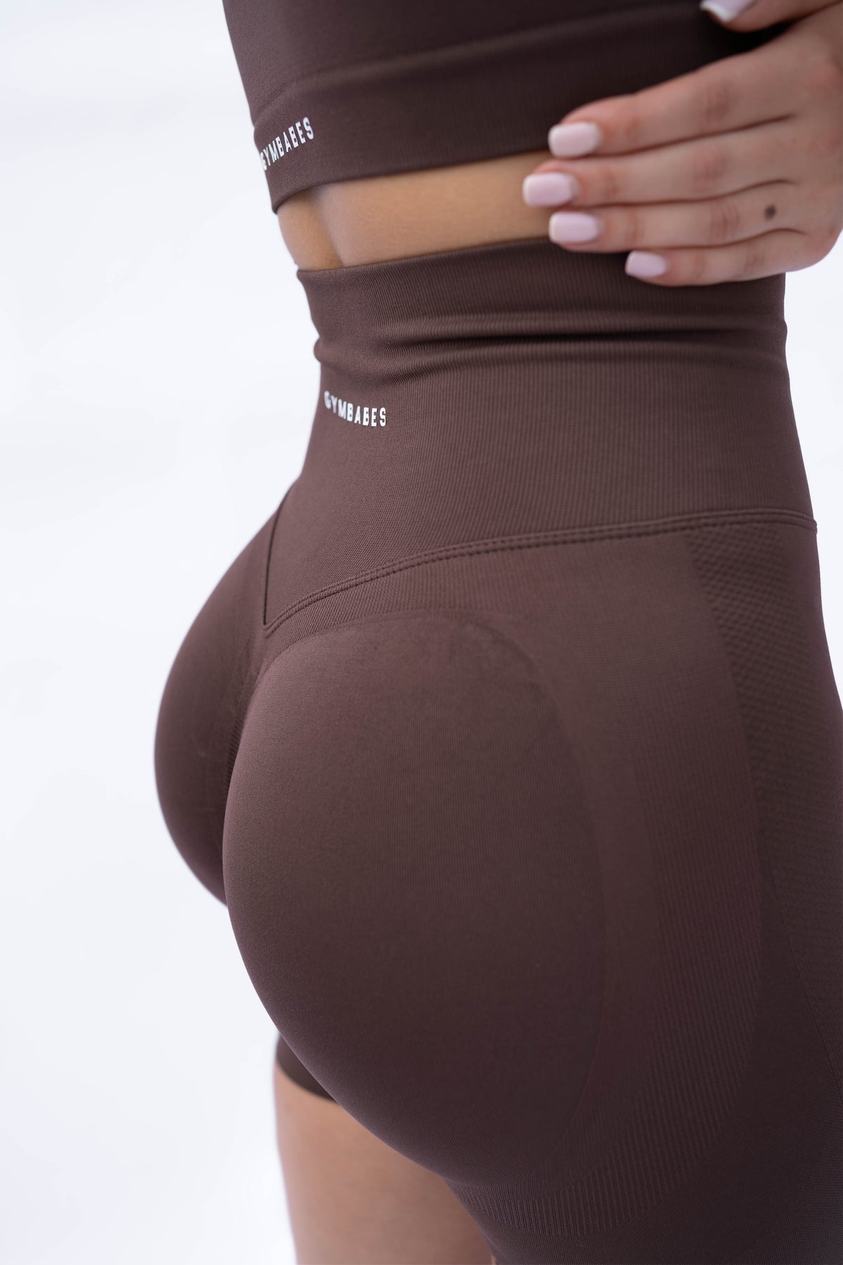 GYMBABES matching set in Mocha #Color_Mocha