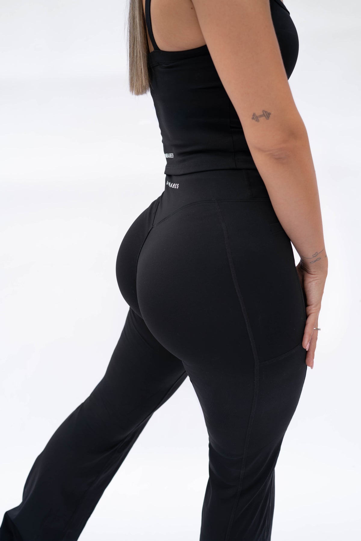 GYMBABES matching set in Midnight #Color_Midnight