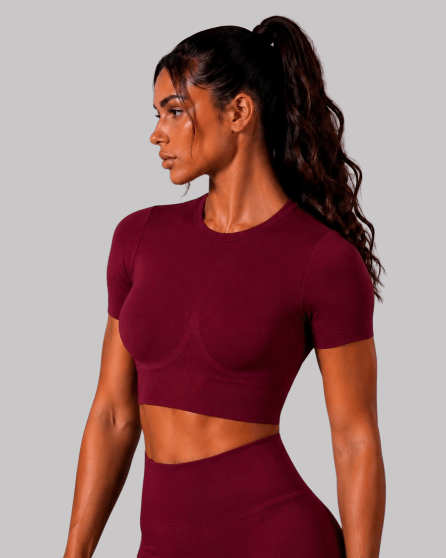 Sculpt Lift™ Short Sleeve Crop Top