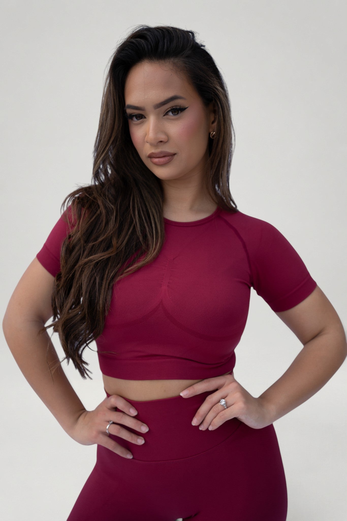 Sculpt Lift Short Sleeve Crop Top