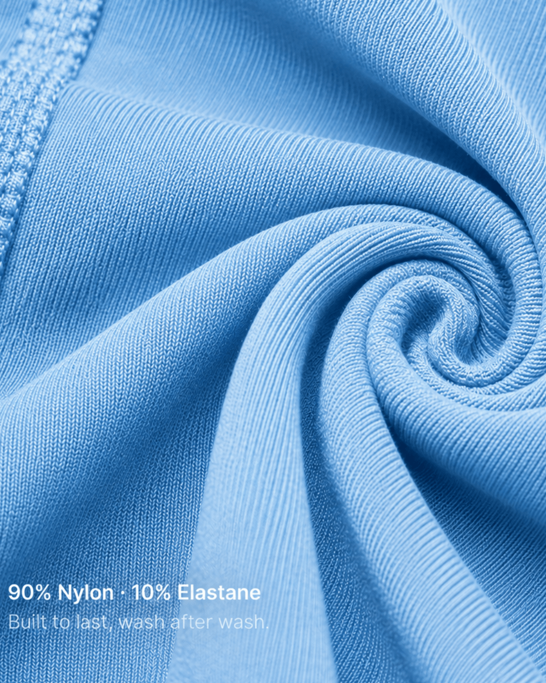 Sculpt Lift set in Ice Blue, legging met long sleeve crop top